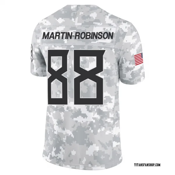 Men's David Martin-Robinson Tennessee Titans Limited Arctic Camo 2024 Salute to Service Jersey