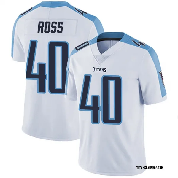 Men's Davion Ross Tennessee Titans Limited White Vapor Untouchable Jersey