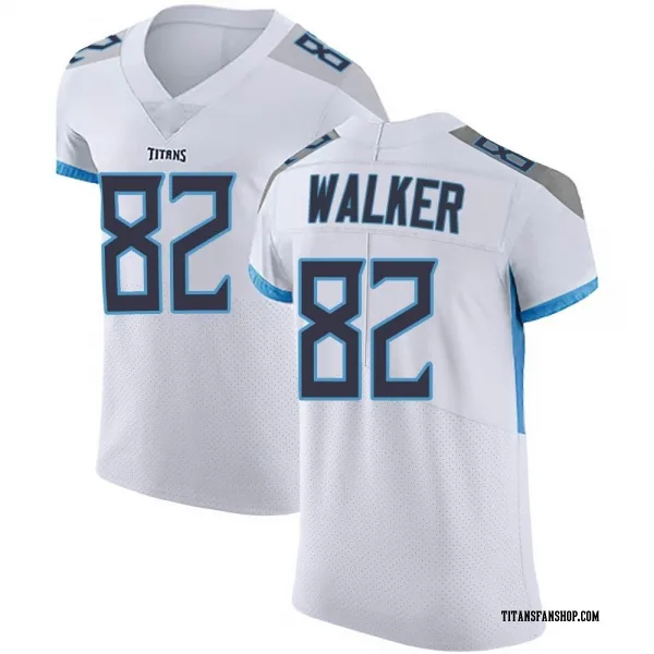 Men's Delanie Walker Tennessee Titans Elite White Vapor Untouchable Jersey