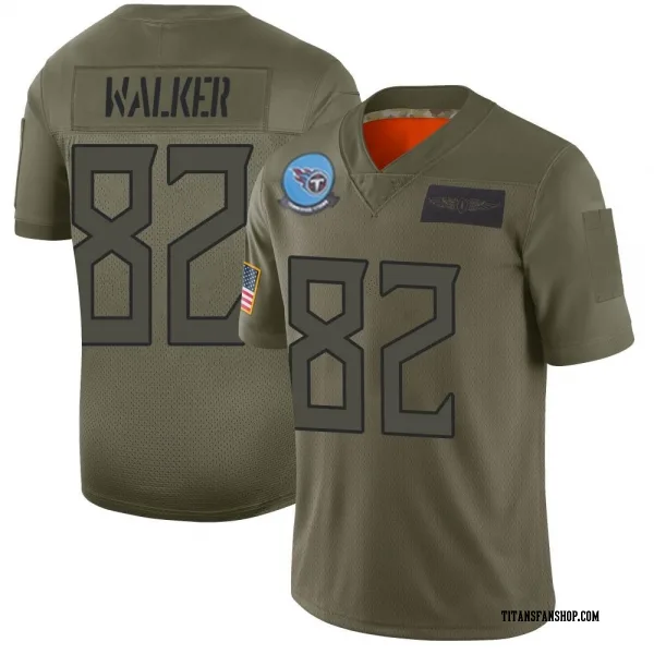 Men's Delanie Walker Tennessee Titans Limited Camo 2019 Salute to Service Jersey