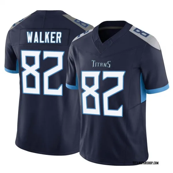 Men's Delanie Walker Tennessee Titans Limited Navy Vapor F.U.S.E. Jersey