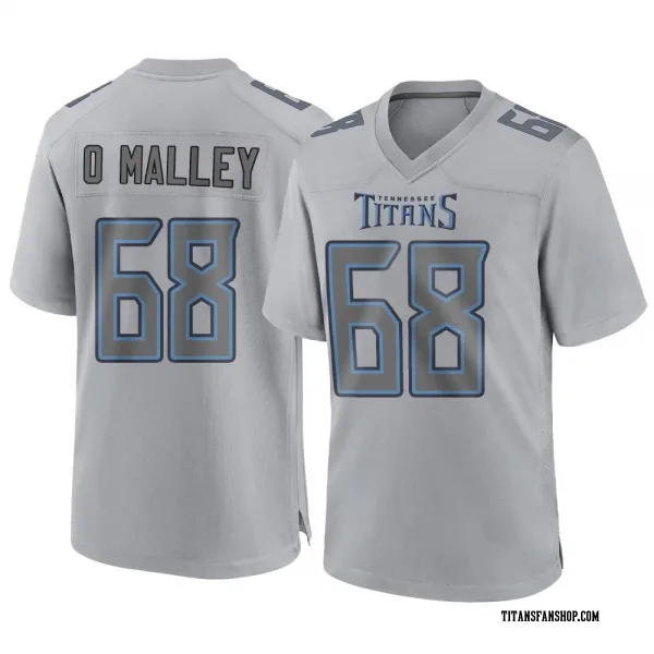 Men's Devonte O'Malley Tennessee Titans Game Gray Atmosphere Fashion Jersey