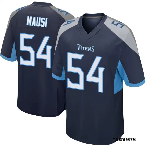 Men's Dorian Mausi Tennessee Titans Game Navy Jersey
