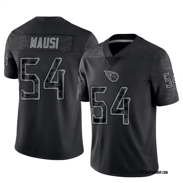 Men's Dorian Mausi Tennessee Titans Limited Black Reflective Jersey
