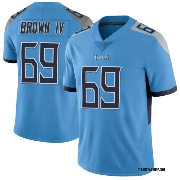 Men's Earnest Brown IV Tennessee Titans Limited Light Blue Vapor Untouchable Jersey