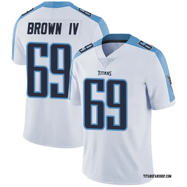 Men's Earnest Brown IV Tennessee Titans Limited White Vapor Untouchable Jersey