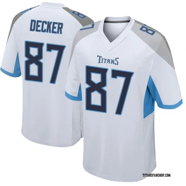 Men's Eric Decker Tennessee Titans Game White Jersey