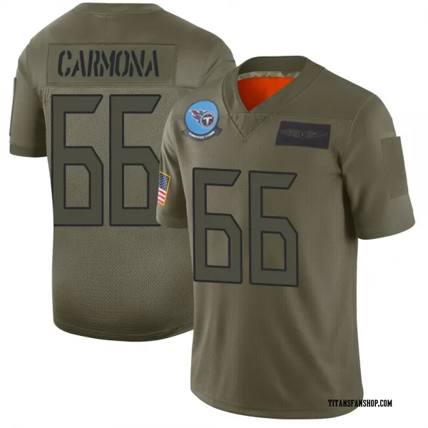 Men's Fernando Carmona Tennessee Titans Limited Camo 2019 Salute to Service Jersey