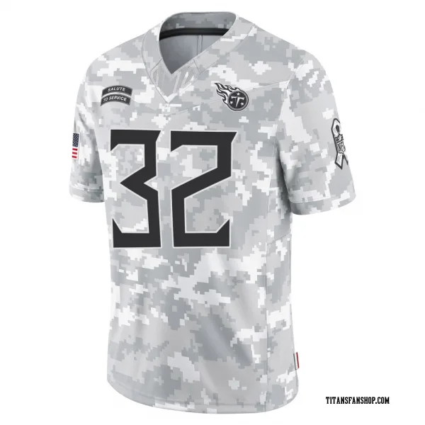 Men's Gabe Jeudy-Lally Tennessee Titans Limited Arctic Camo 2024 Salute to Service Jersey