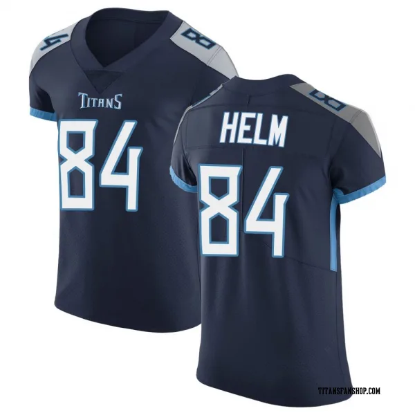 Men's Gunnar Helm Tennessee Titans Elite Navy Vapor Untouchable Jersey
