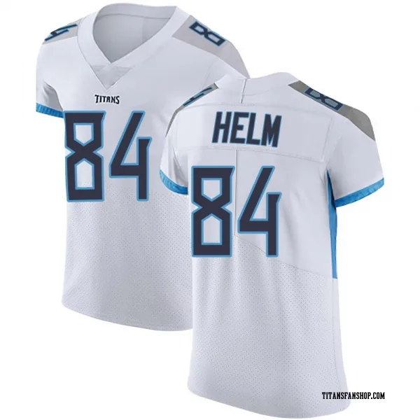 Men's Gunnar Helm Tennessee Titans Elite White Vapor Untouchable Jersey