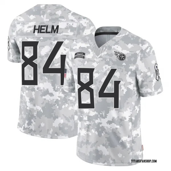 Men's Gunnar Helm Tennessee Titans Limited Arctic Camo 2024 Salute to Service Jersey