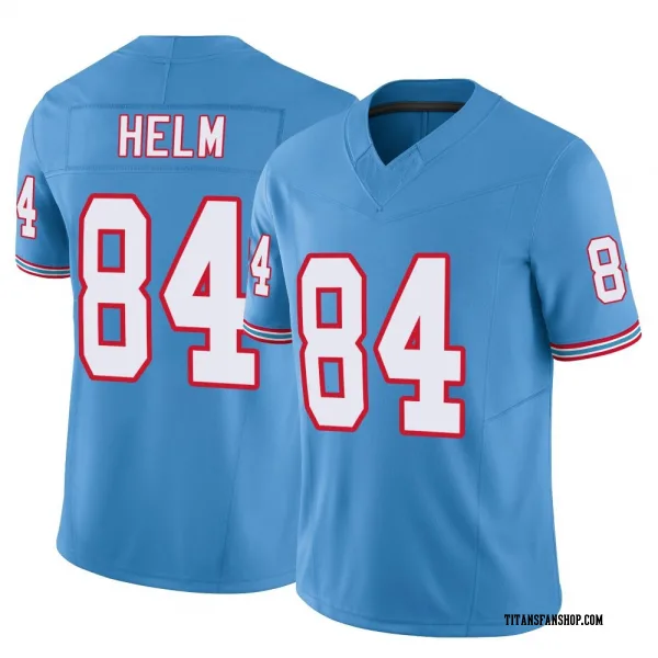 Men's Gunnar Helm Tennessee Titans Limited Light Blue Vapor F.U.S.E. Jersey