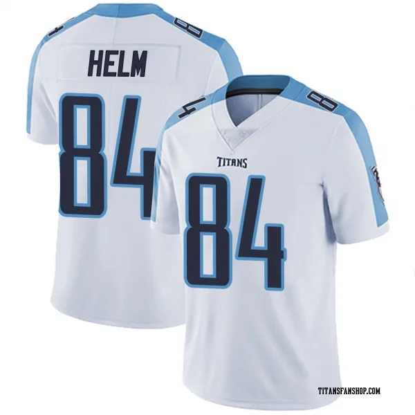 Men's Gunnar Helm Tennessee Titans Limited White Vapor Untouchable Jersey