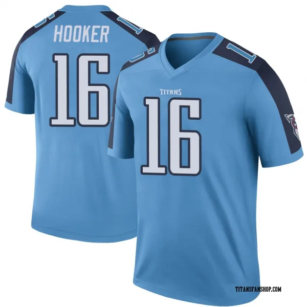 Men's Hendon Hooker Tennessee Titans Legend Light Blue Color Rush Jersey