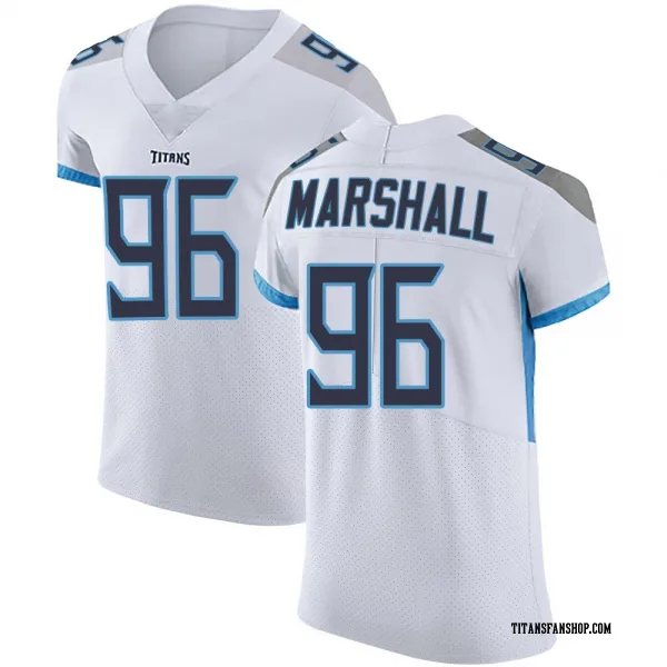 Men's Jackie Marshall Tennessee Titans Elite White Vapor Untouchable Jersey