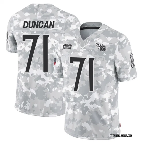 Men's Jaelyn Duncan Tennessee Titans Limited Arctic Camo 2024 Salute to Service Jersey