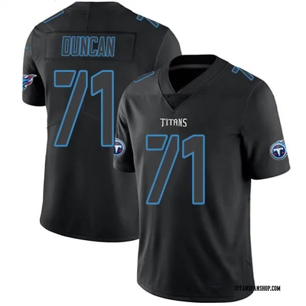Men's Jaelyn Duncan Tennessee Titans Limited Black Impact Jersey