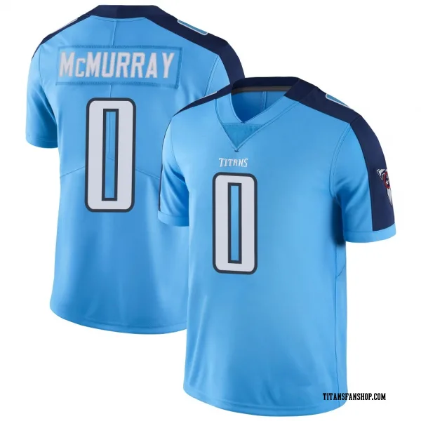 Men's Jalen McMurray Tennessee Titans Limited Light Blue Color Rush Jersey