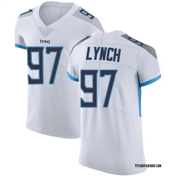 Men's James Lynch Tennessee Titans Elite White Vapor Untouchable Jersey