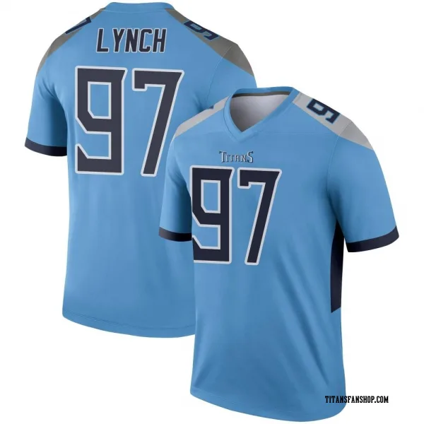 Men's James Lynch Tennessee Titans Legend Light Blue Jersey