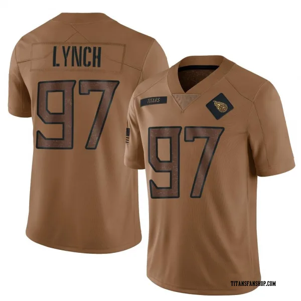 Men's James Lynch Tennessee Titans Limited Brown 2023 Salute To Service Jersey