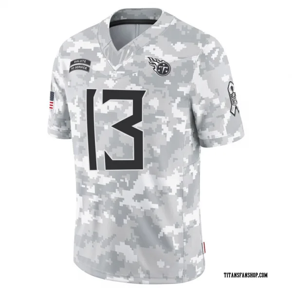 Men's James Proche II Tennessee Titans Limited Arctic Camo 2024 Salute to Service Jersey