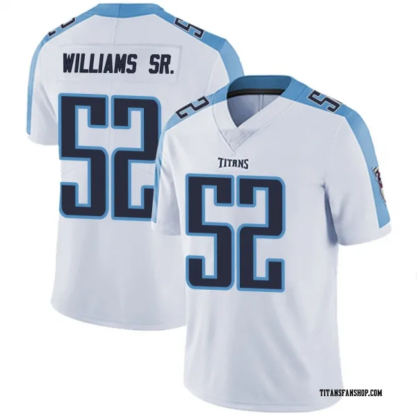 Men's James Williams Sr. Tennessee Titans Limited White Vapor Untouchable Jersey