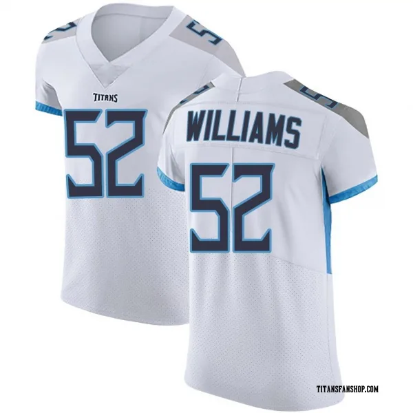 Men's James Williams Tennessee Titans Elite White Vapor Untouchable Jersey