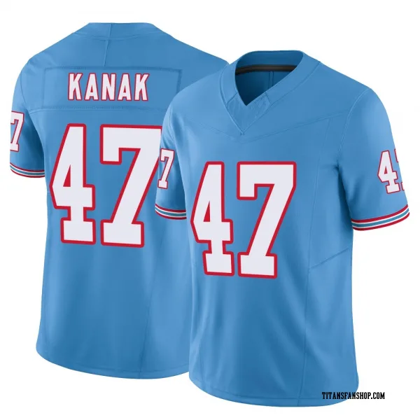 Men's Jaren Kanak Tennessee Titans Limited Light Blue Vapor F.U.S.E. Jersey