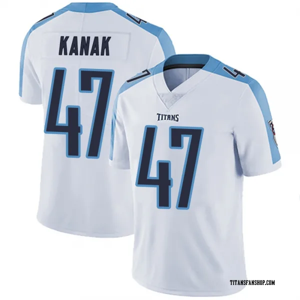 Men's Jaren Kanak Tennessee Titans Limited White Vapor Untouchable Jersey