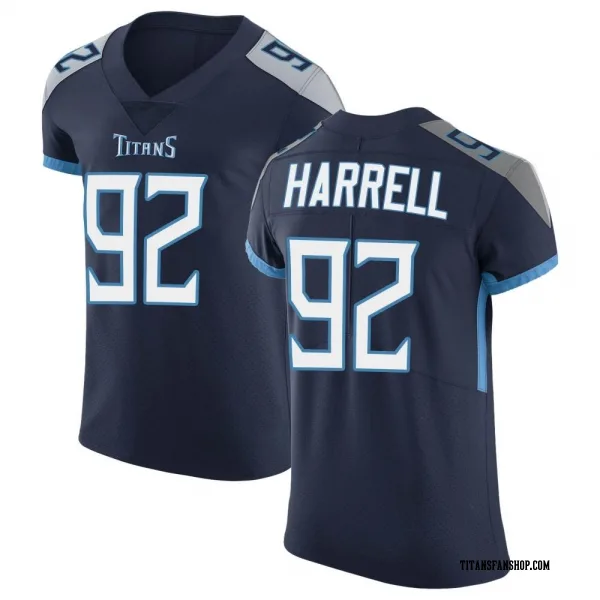 Men's Jaylen Harrell Tennessee Titans Elite Navy Vapor Untouchable Jersey