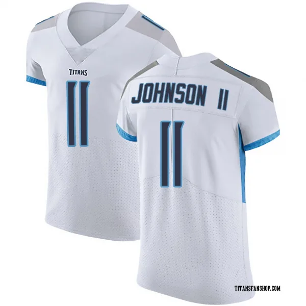 Men's Jermaine Johnson II Tennessee Titans Elite White Vapor Untouchable Jersey
