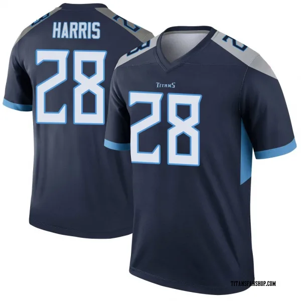 Men's Jermari Harris Tennessee Titans Legend Navy Jersey