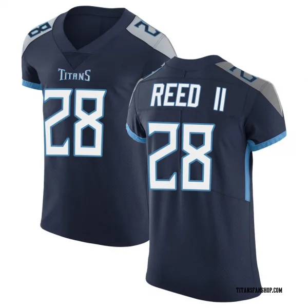 Men's Jerrick Reed II Tennessee Titans Elite Navy Vapor Untouchable Jersey
