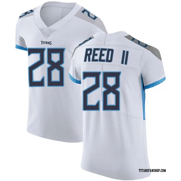 Men's Jerrick Reed II Tennessee Titans Elite White Vapor Untouchable Jersey