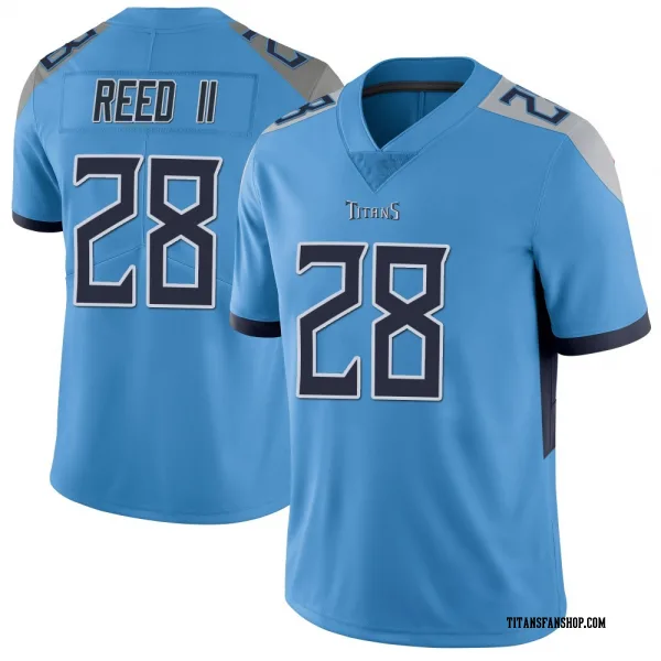 Men's Jerrick Reed II Tennessee Titans Limited Light Blue Vapor Untouchable Jersey