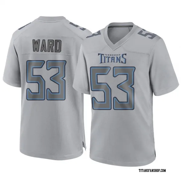 Men's Jihad Ward Tennessee Titans Game Gray Atmosphere Fashion Jersey