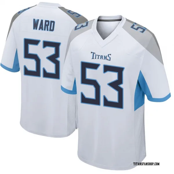 Men's Jihad Ward Tennessee Titans Game White Jersey