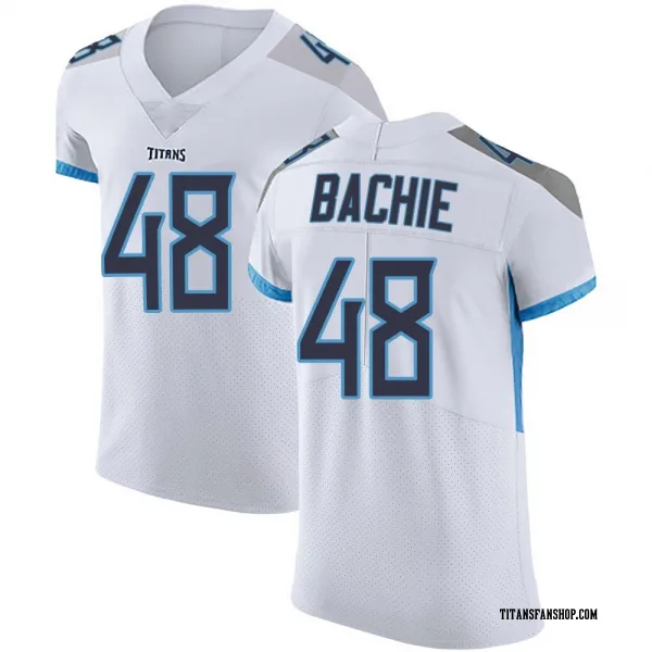 Men's Joe Bachie Tennessee Titans Elite White Vapor Untouchable Jersey