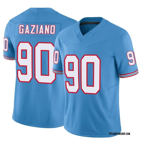 Men's Joe Gaziano Tennessee Titans Limited Light Blue Vapor F.U.S.E. Jersey