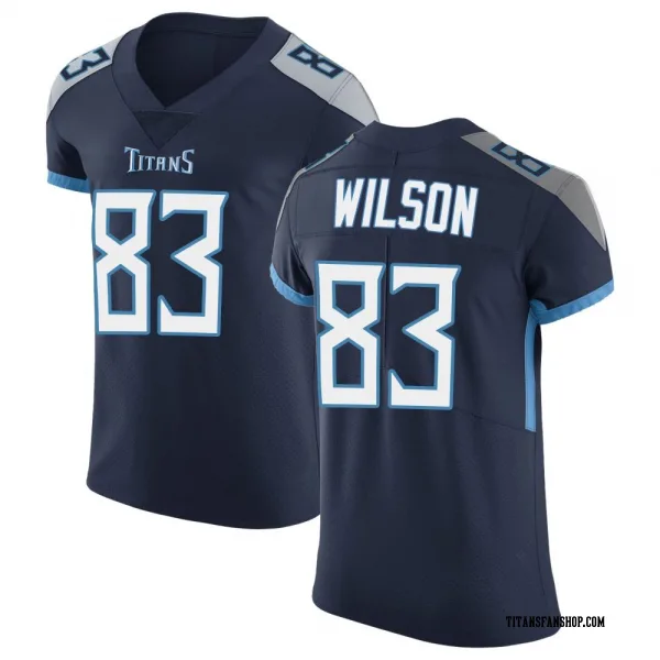 Men's Joel Wilson Tennessee Titans Elite Navy Vapor Untouchable Jersey