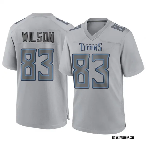 Men's Joel Wilson Tennessee Titans Game Gray Atmosphere Fashion Jersey