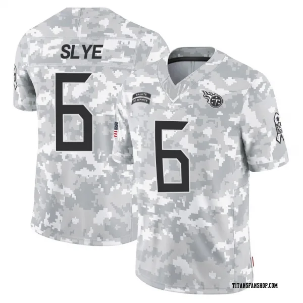 Men's Joey Slye Tennessee Titans Limited Arctic Camo 2024 Salute to Service Jersey