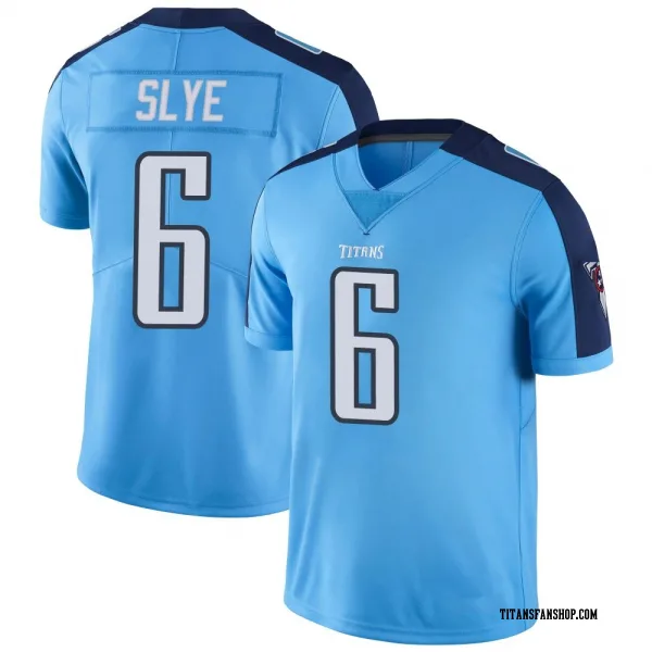 Men's Joey Slye Tennessee Titans Limited Light Blue Color Rush Jersey