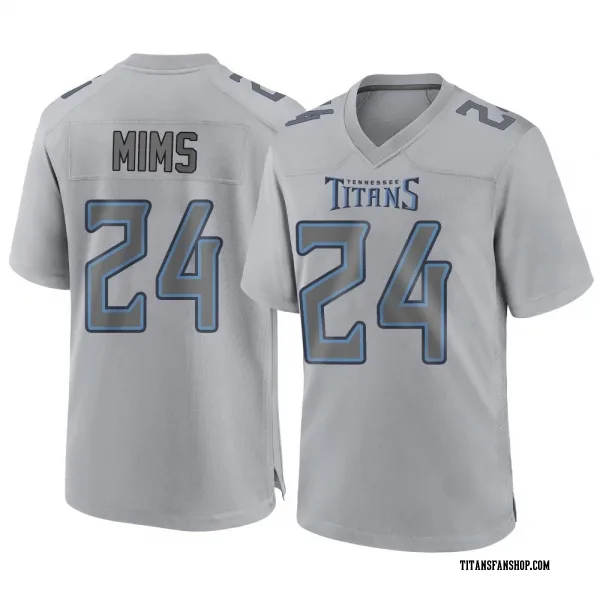 Men's Jordan Mims Tennessee Titans Game Gray Atmosphere Fashion Jersey