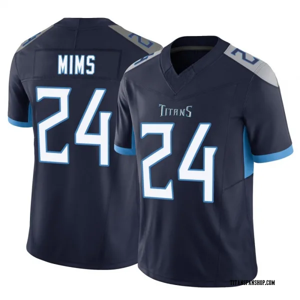Men's Jordan Mims Tennessee Titans Limited Navy Vapor F.U.S.E. Jersey