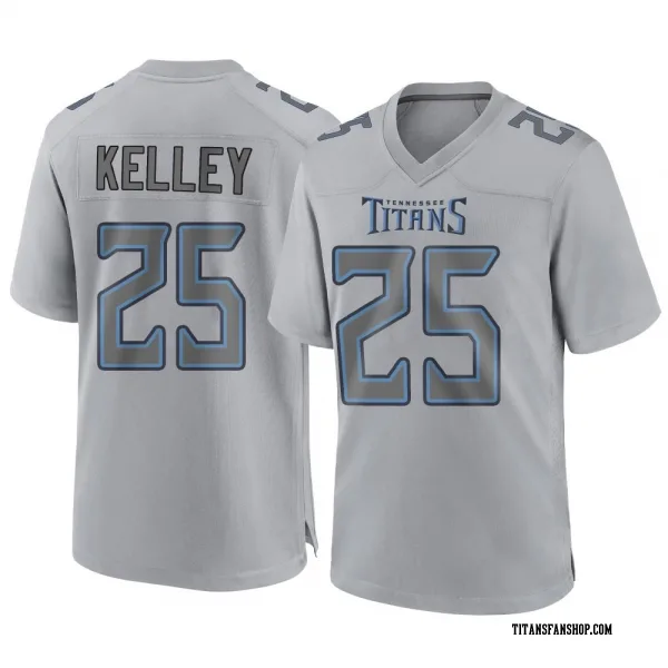 Men's Joshua Kelley Tennessee Titans Game Gray Atmosphere Fashion Jersey