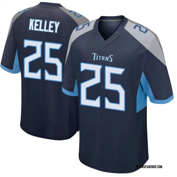 Men's Joshua Kelley Tennessee Titans Game Navy Jersey