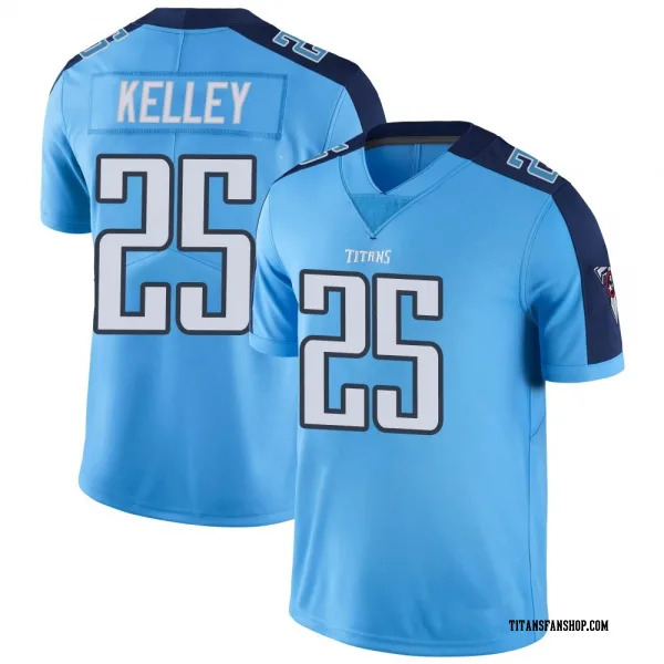 Men's Joshua Kelley Tennessee Titans Limited Light Blue Color Rush Jersey